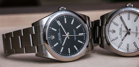 rolex op 39 white vs black|Rolex oyster perpetual size chart.